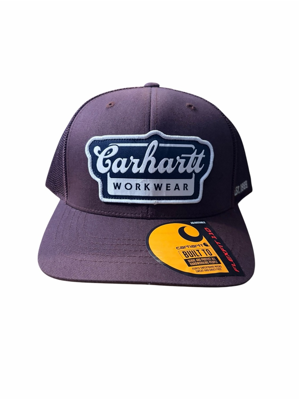 Carhartt Rugged Flex Twill Mesh-Back Script Patch Cap